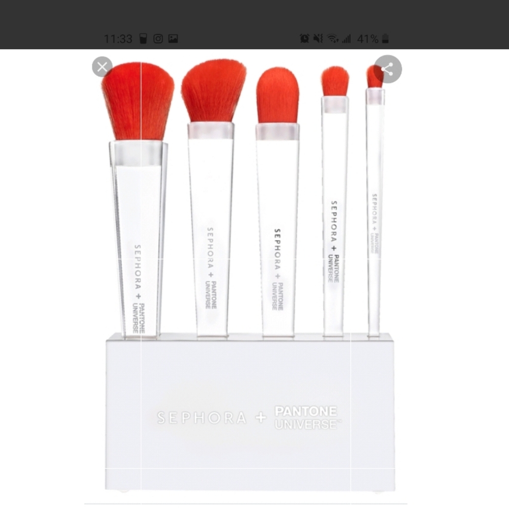 💖HOST PICK Sephora + Pantone Tangerine Brushes - Picture 2 of 6